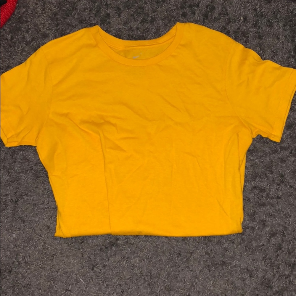Yellow Nike t-shirt